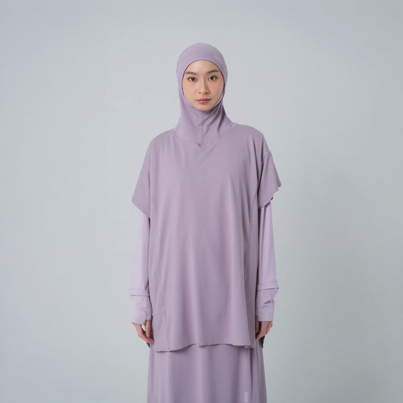 EasyOn Geya Long Sport Hijab - Hijab Rompi Olahraga Instant Anti UV