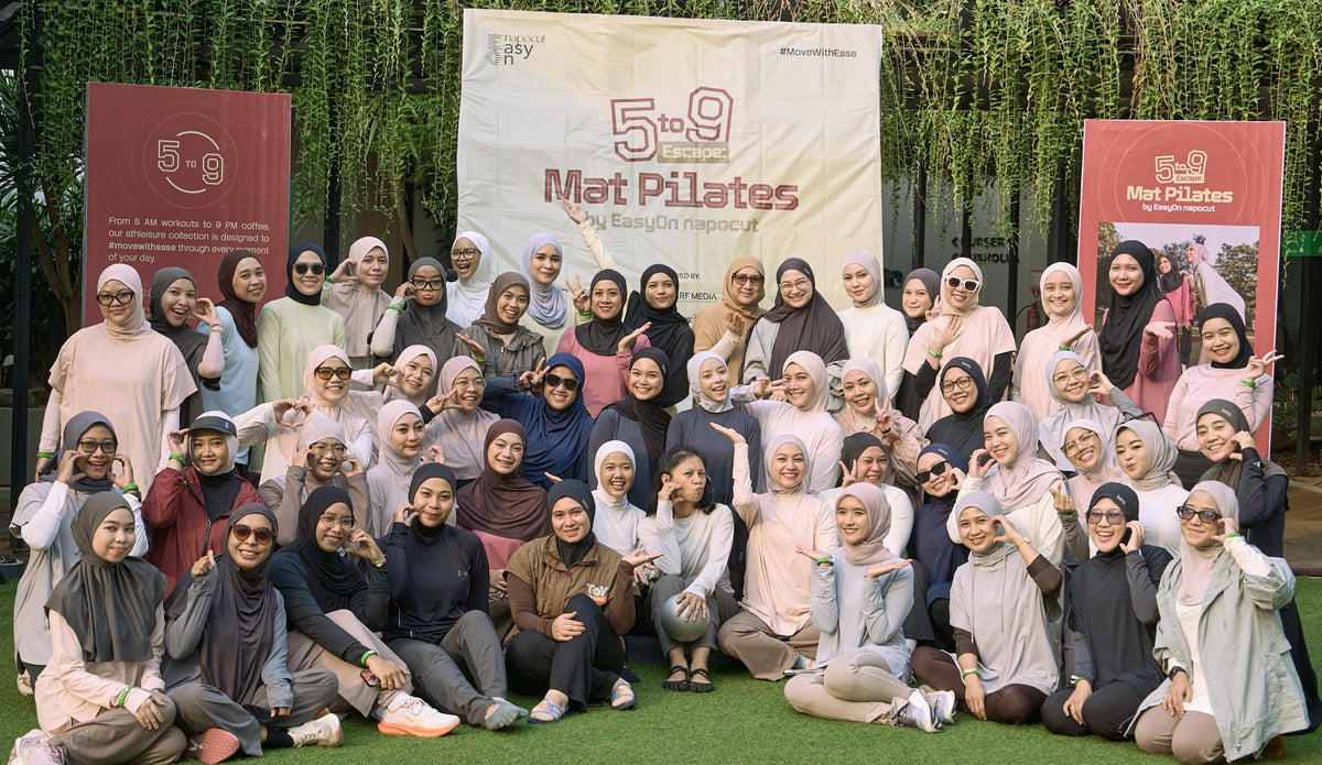 napocut Kenalkan EasyOn 5 to 9 melalui Sesi Mat Pilates Bersama nicePeople