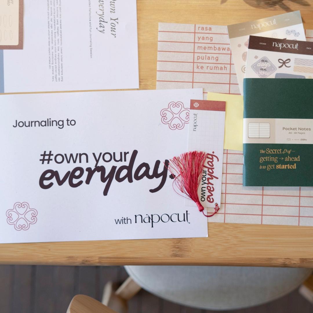 Journaling Bersama napocut di 2 Kota dalam Launching Essential Instant Hijab