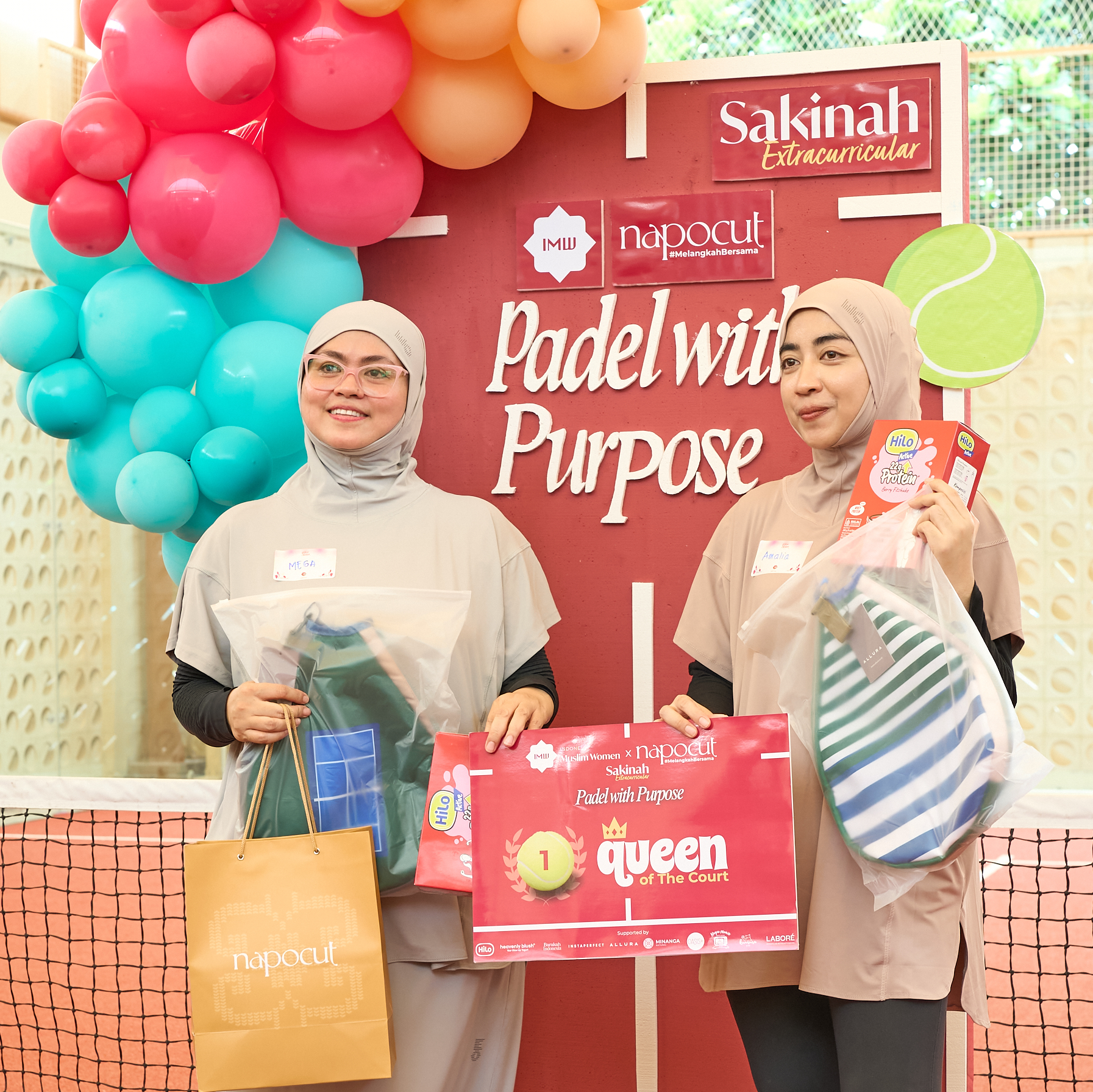 Serunya Padel with Purpose: Kolaborasi napocut x Indonesia Muslim Women