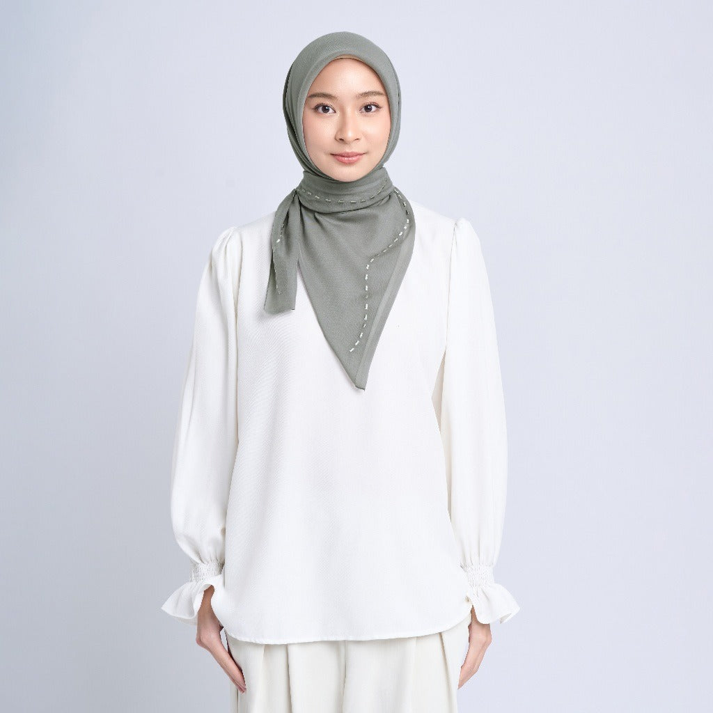 Sebelum Ganti Tahun, Cek Koleksi Hijab Bordir napocut yang Masih Ready Stock