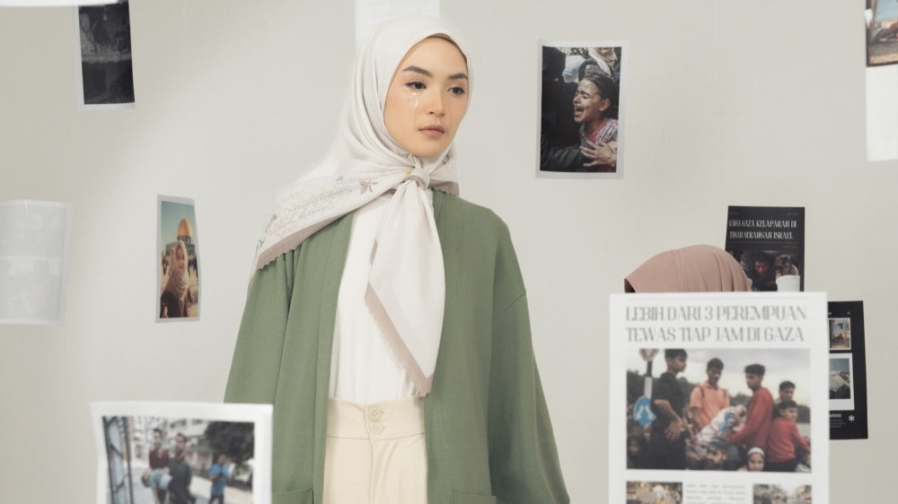 naPocut Hadirkan Koleksi Hijab Eksklusif untuk Solidaritas Palestina, Ini Makna 