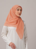 Plain Paris Yellow & Orange Series - Hijab Segiempat Paris Jepang Premium