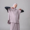EasyOn Geya Long Sport Hijab - Hijab Rompi Olahraga Instant Anti UV