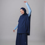 EasyOn Geya Long Sport Hijab - Hijab Rompi Olahraga Instant  Anti UV