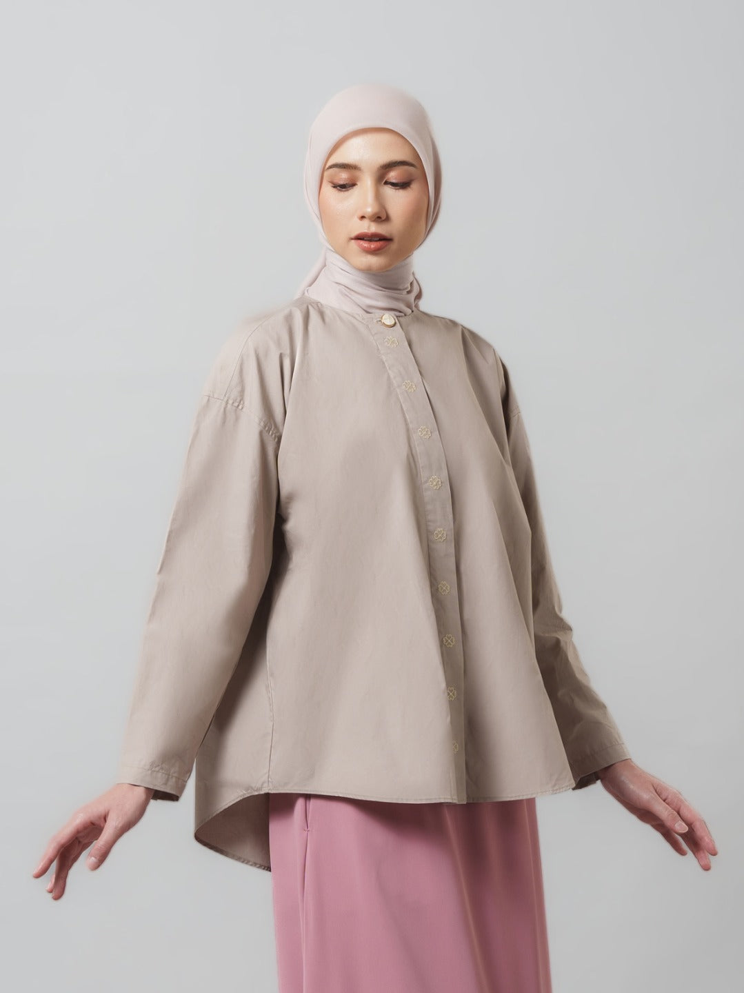 Soya Oversized Shirt - Kemeja Polos Oversize