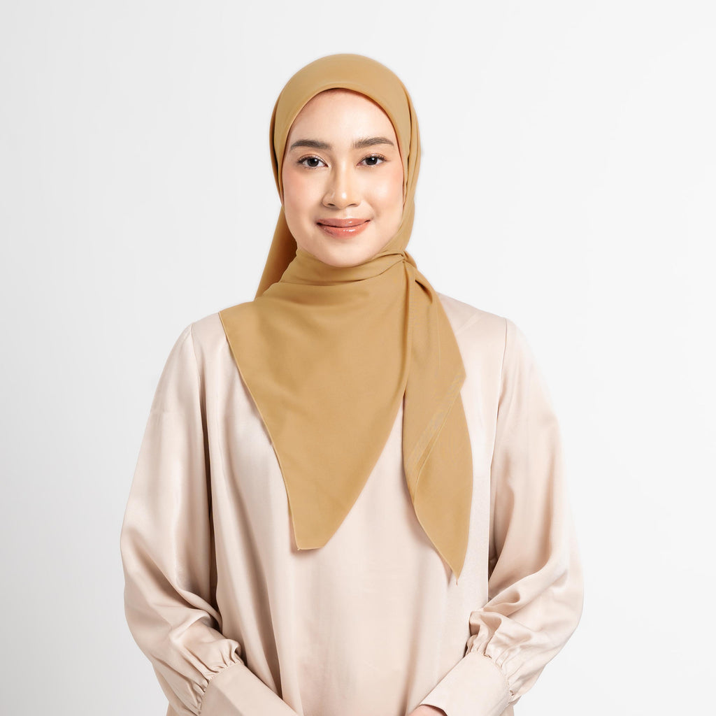 Plain Twill Warna Baru - Hijab Segiempat Paris Japan Premium