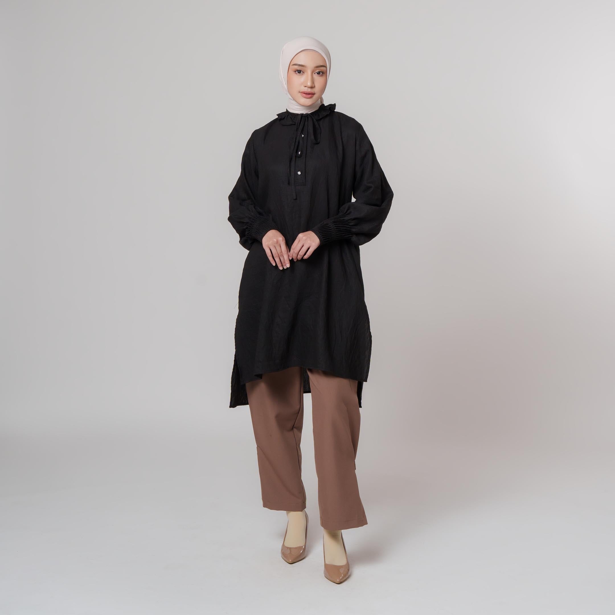 Nafila Tunic - Tunik Polos Lengan Panjang