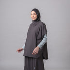 EasyOn Geya Long Sport Hijab - Hijab Rompi Olahraga Instant  Anti UV