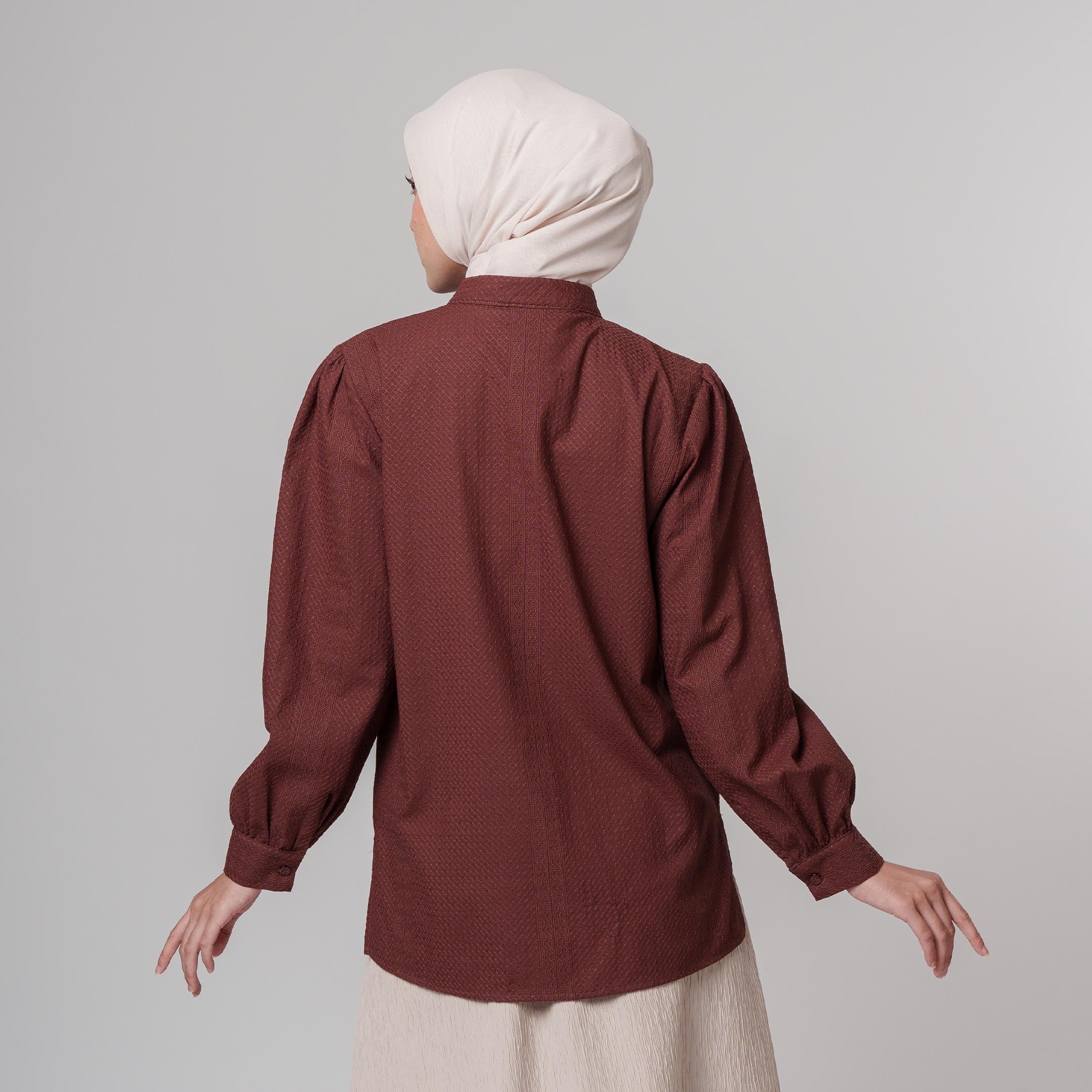 Atasan Rayan - Kemeja Bordir Wanita