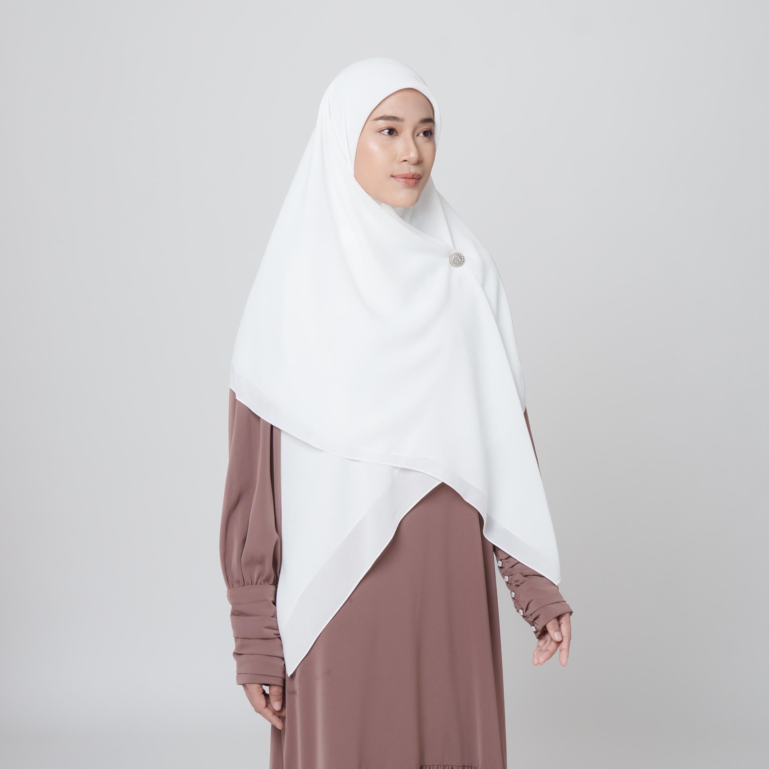 Inshirah Syar'i - Hijab Syar'i Segiempat Polos Premium