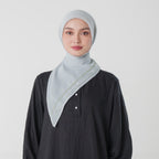 Alea Embroidery - Jilbab Segiempat Bordir Kerancang Premium