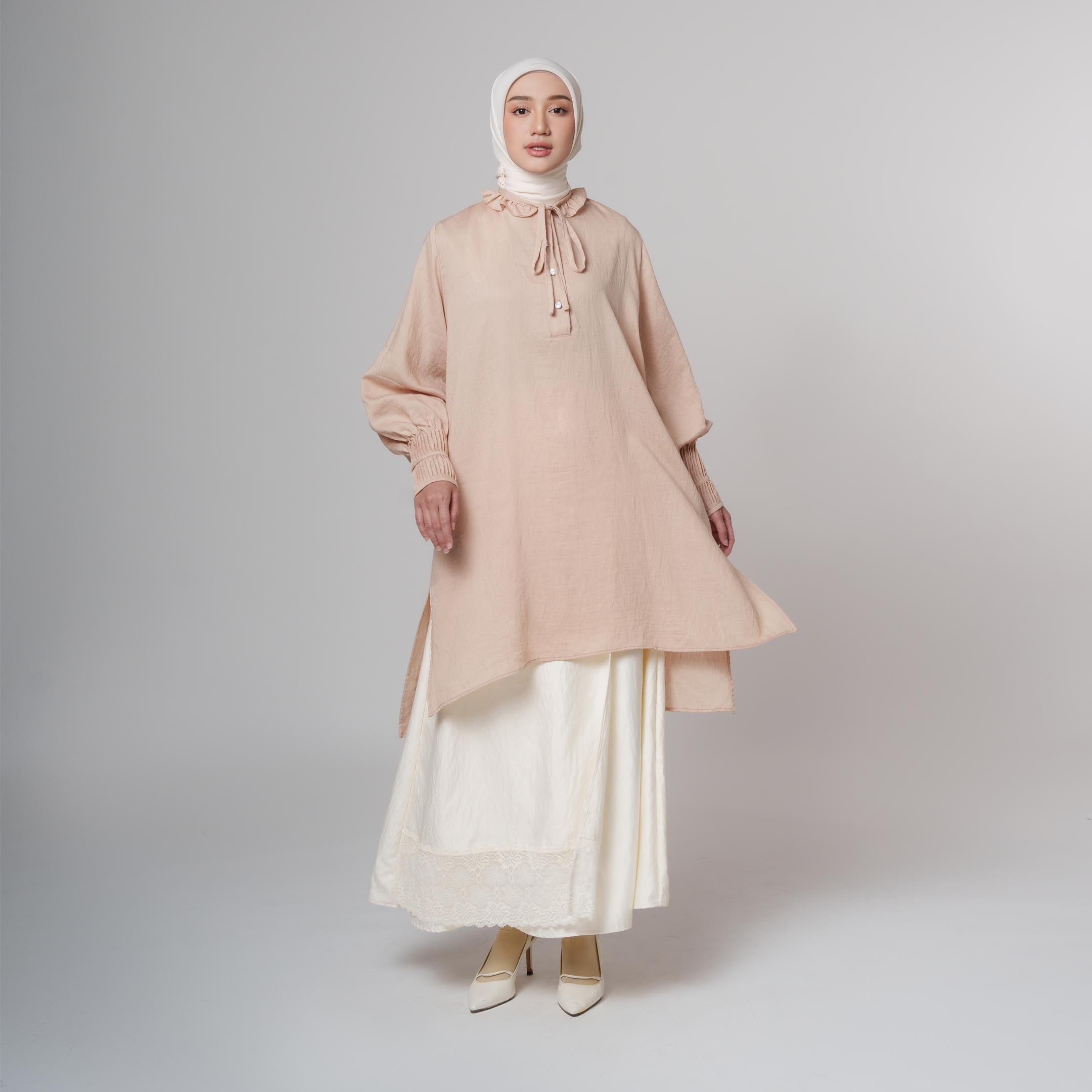 Nafila Tunic - Tunik Polos Lengan Panjang