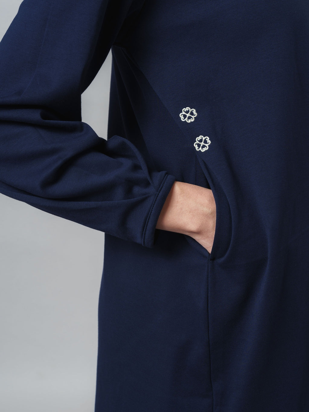 Feya Tunic - Tunik Polos Lengan Panjang