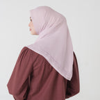 Alea Embroidery - Jilbab Segiempat Bordir Kerancang Premium