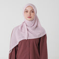 Alea Embroidery - Jilbab Segiempat Bordir Kerancang Premium