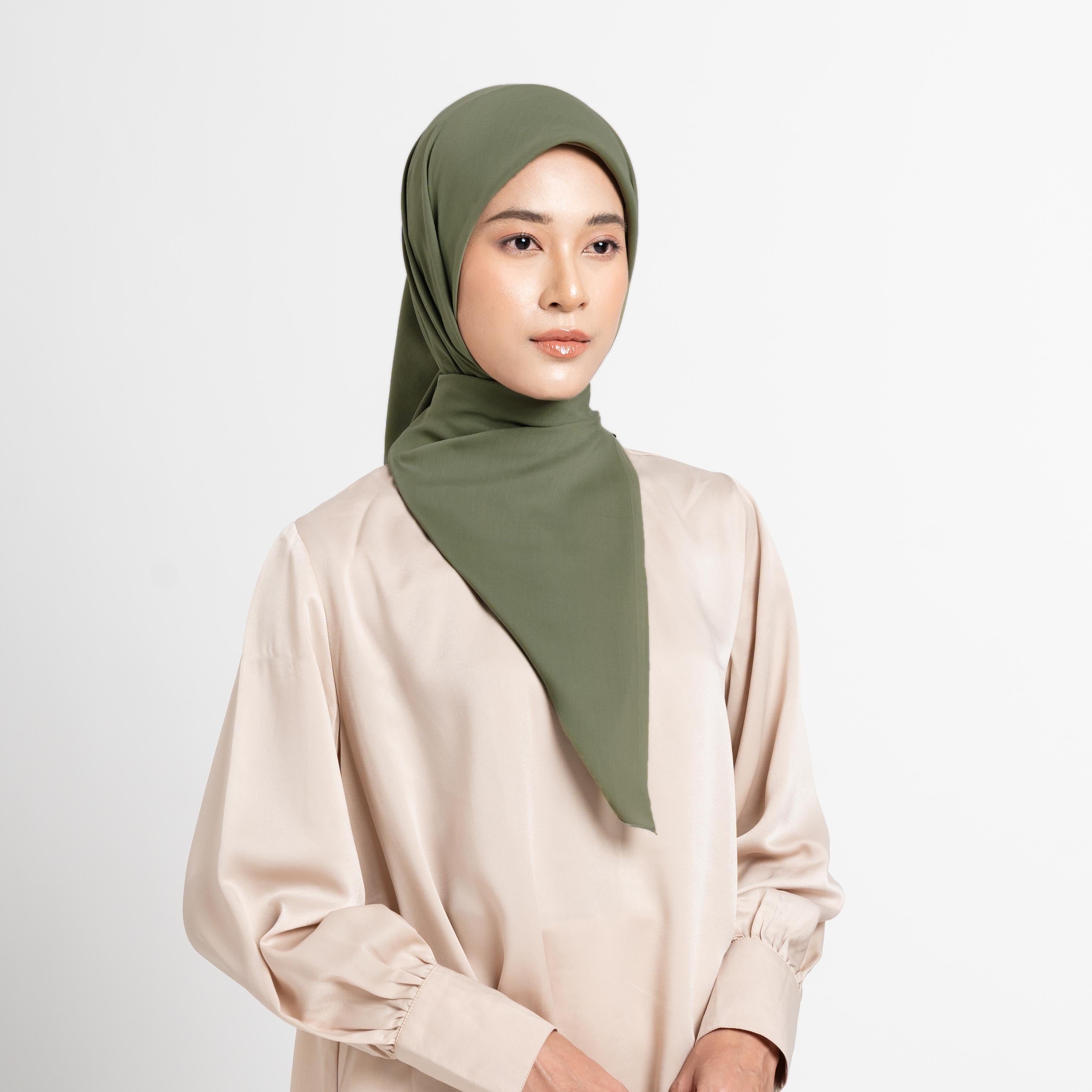 Plain Twill New Colors - Hijab Segiempat Paris Japan Premium