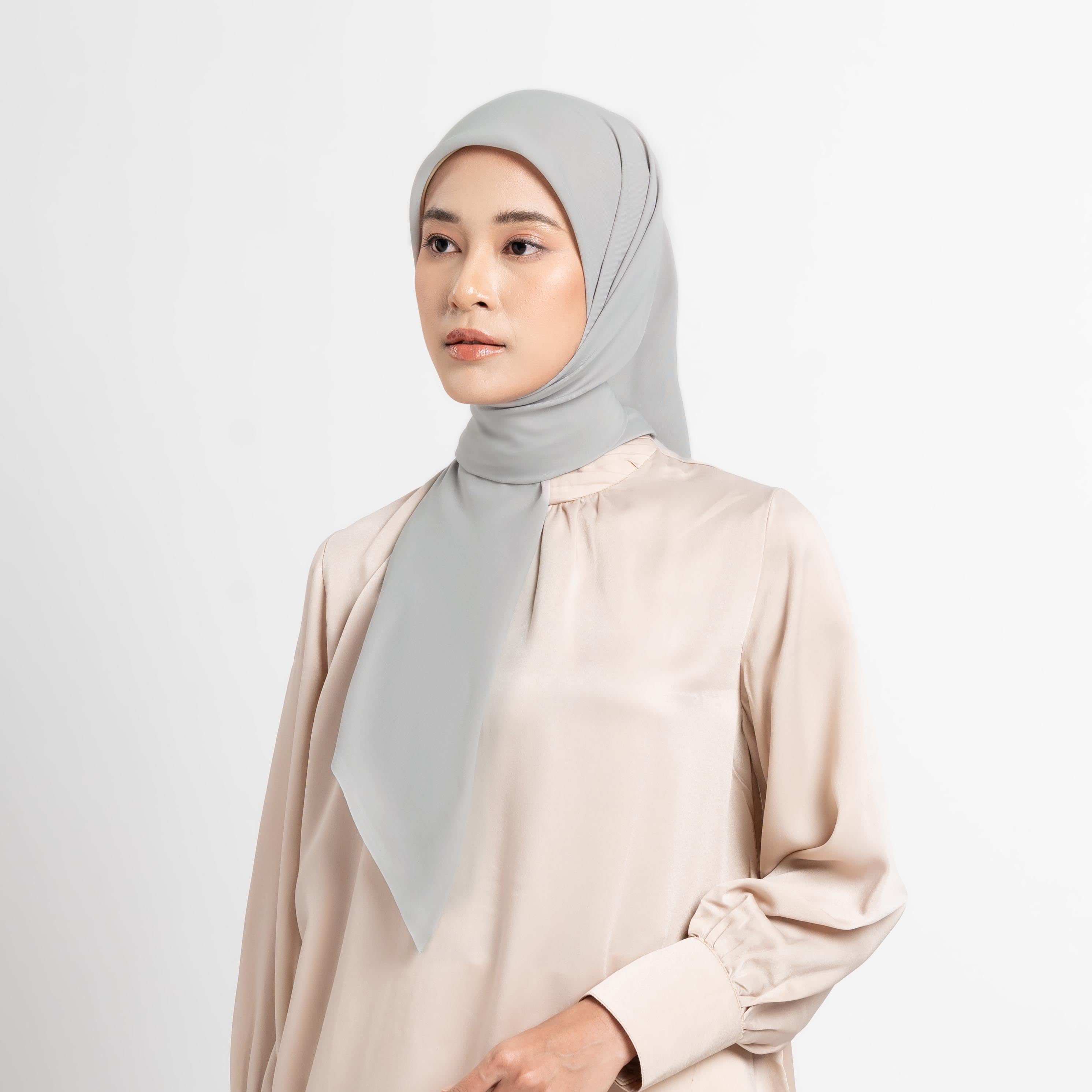 Plain Twill Warna Baru - Hijab Segiempat Paris Japan Premium