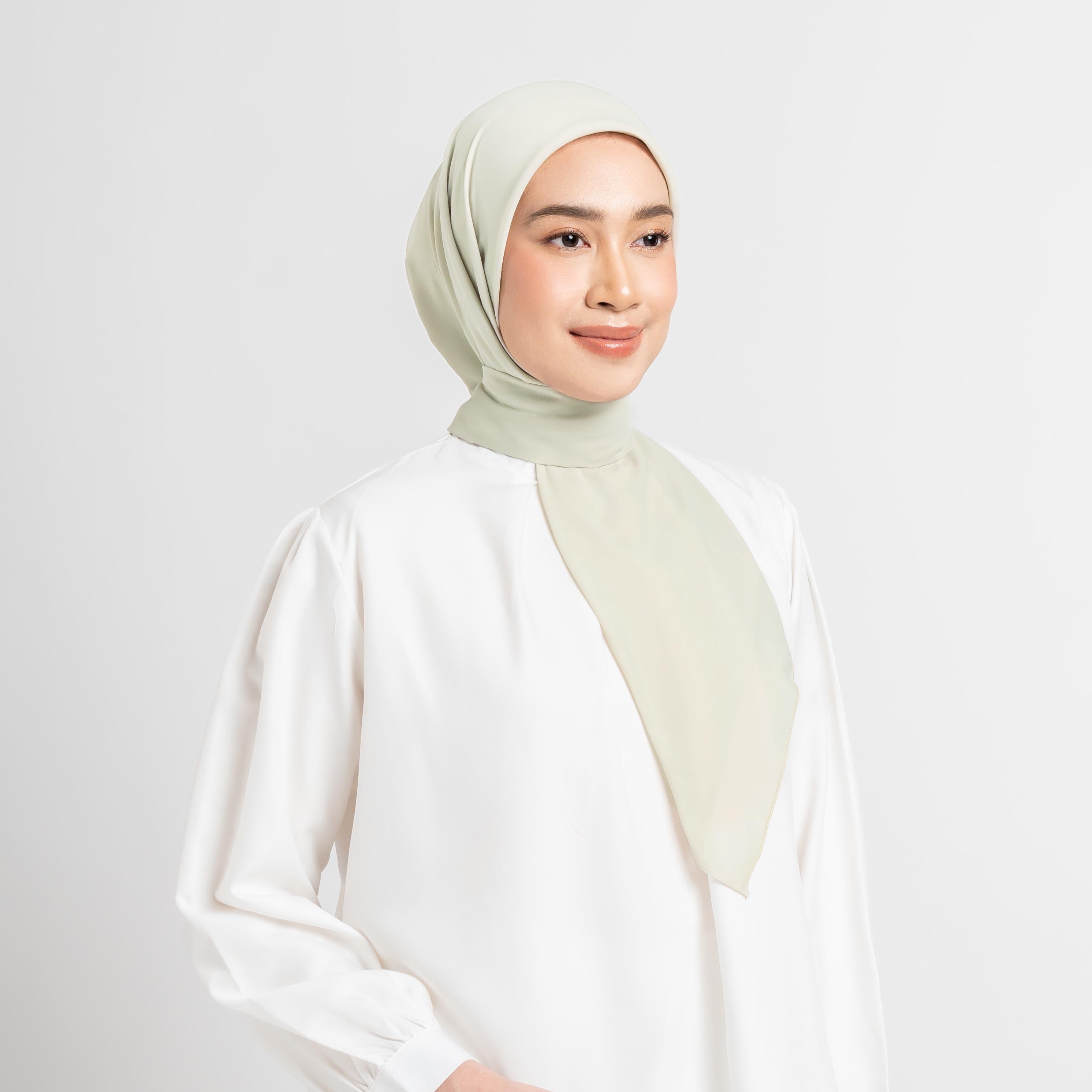 Plain Twill Warna Baru - Hijab Segiempat Paris Japan Premium