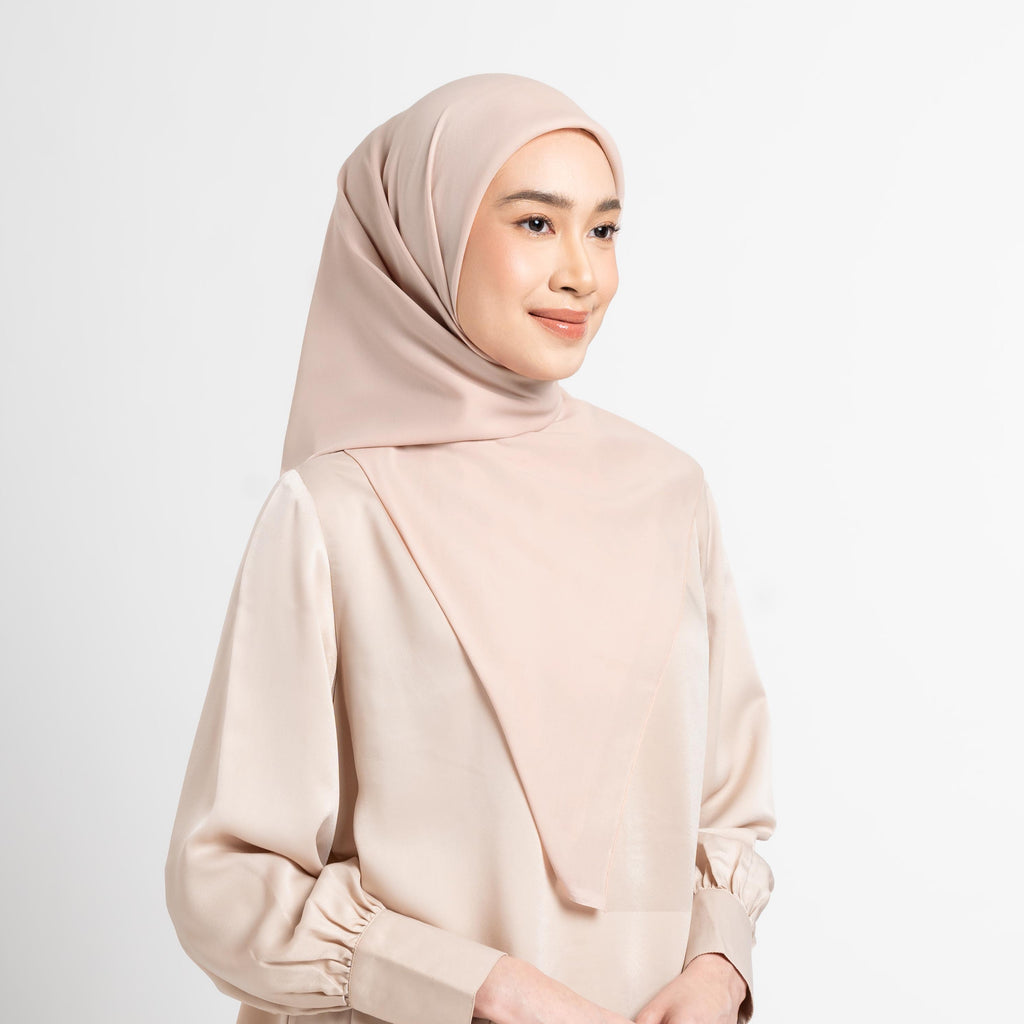 Plain Twill Warna Baru - Hijab Segiempat Paris Japan Premium
