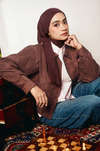 [ NEW COLORS Series ] napocut Hijab - Plain Paris Hijab Segiempat Paris Japan Premium 115 x 115 cm