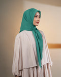 Plain Paris - Hijab Segiempat Paris Jepang Premium Seri Biru & Hijau