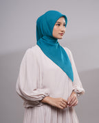 Plain Paris - Hijab Segiempat Paris Jepang Premium Seri Biru & Hijau