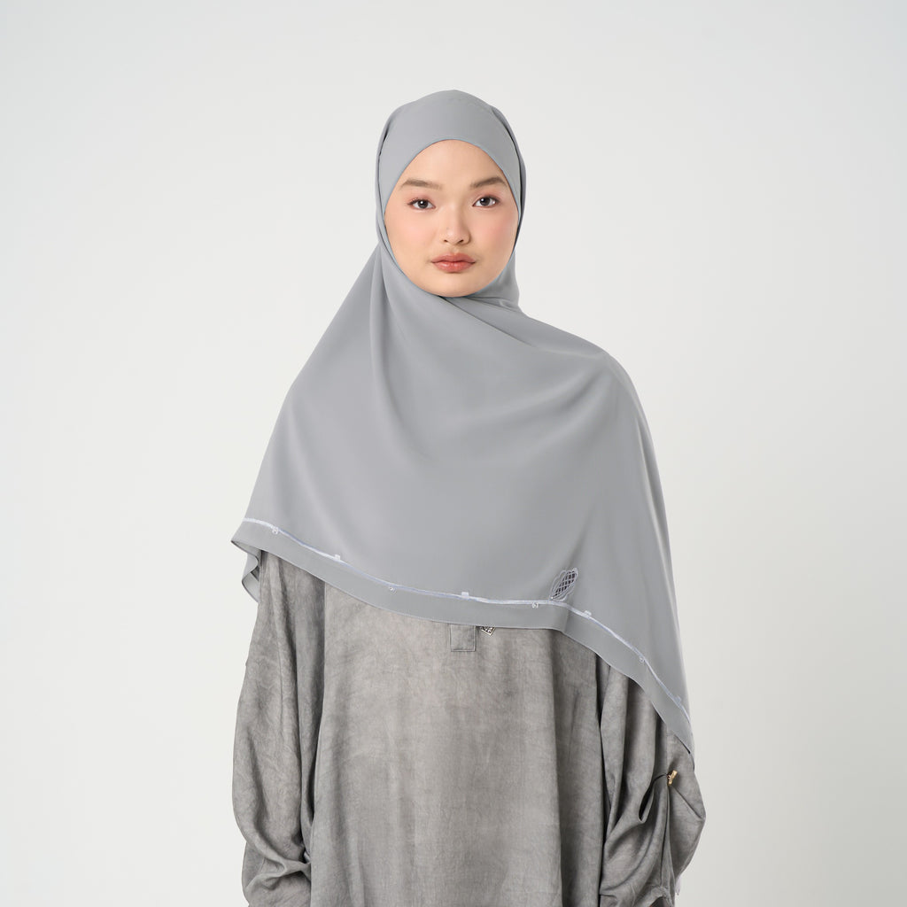 Afina Embroidery Instant - Khimar Bordir Premium