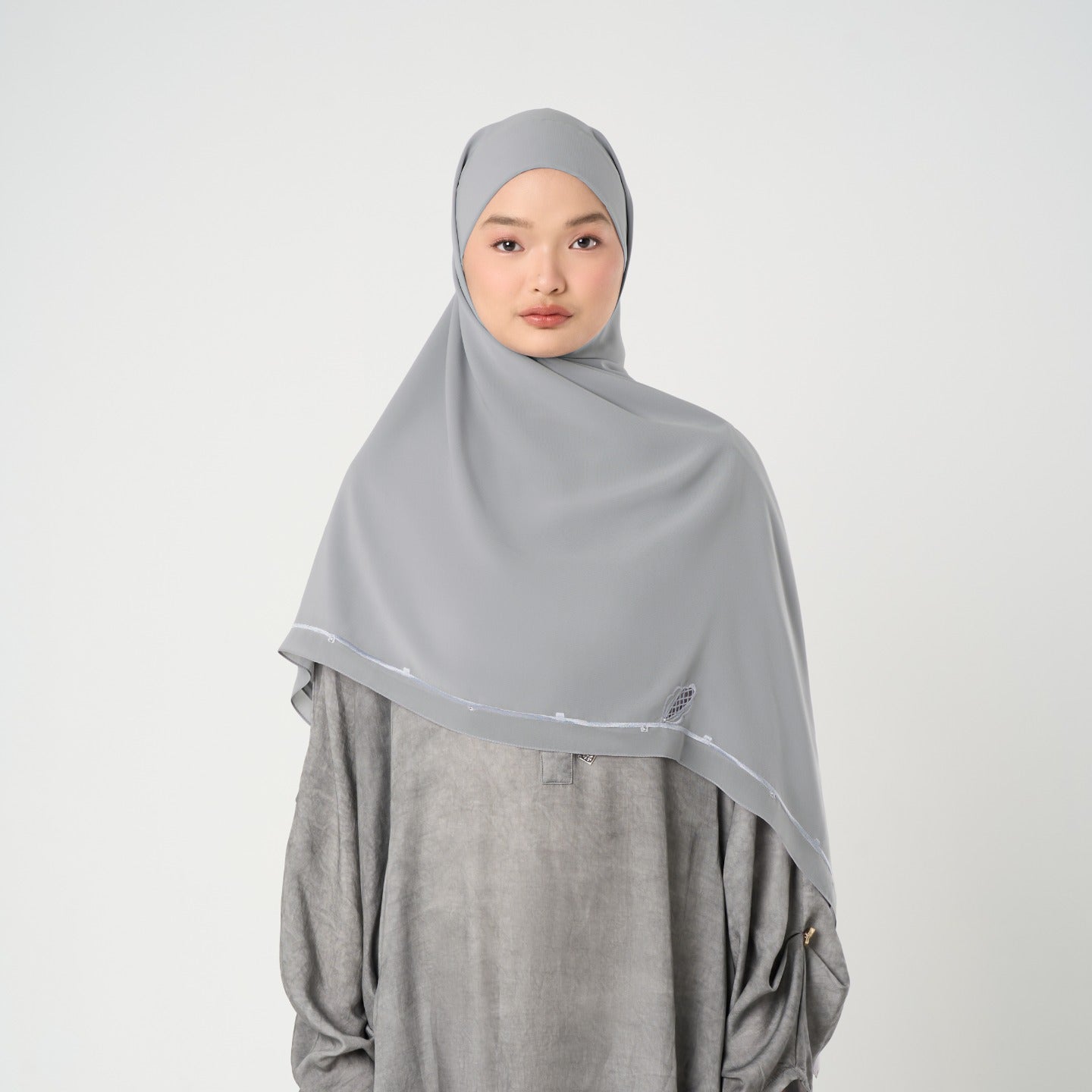 Afina Embroidery Instant - Khimar Bordir Premium