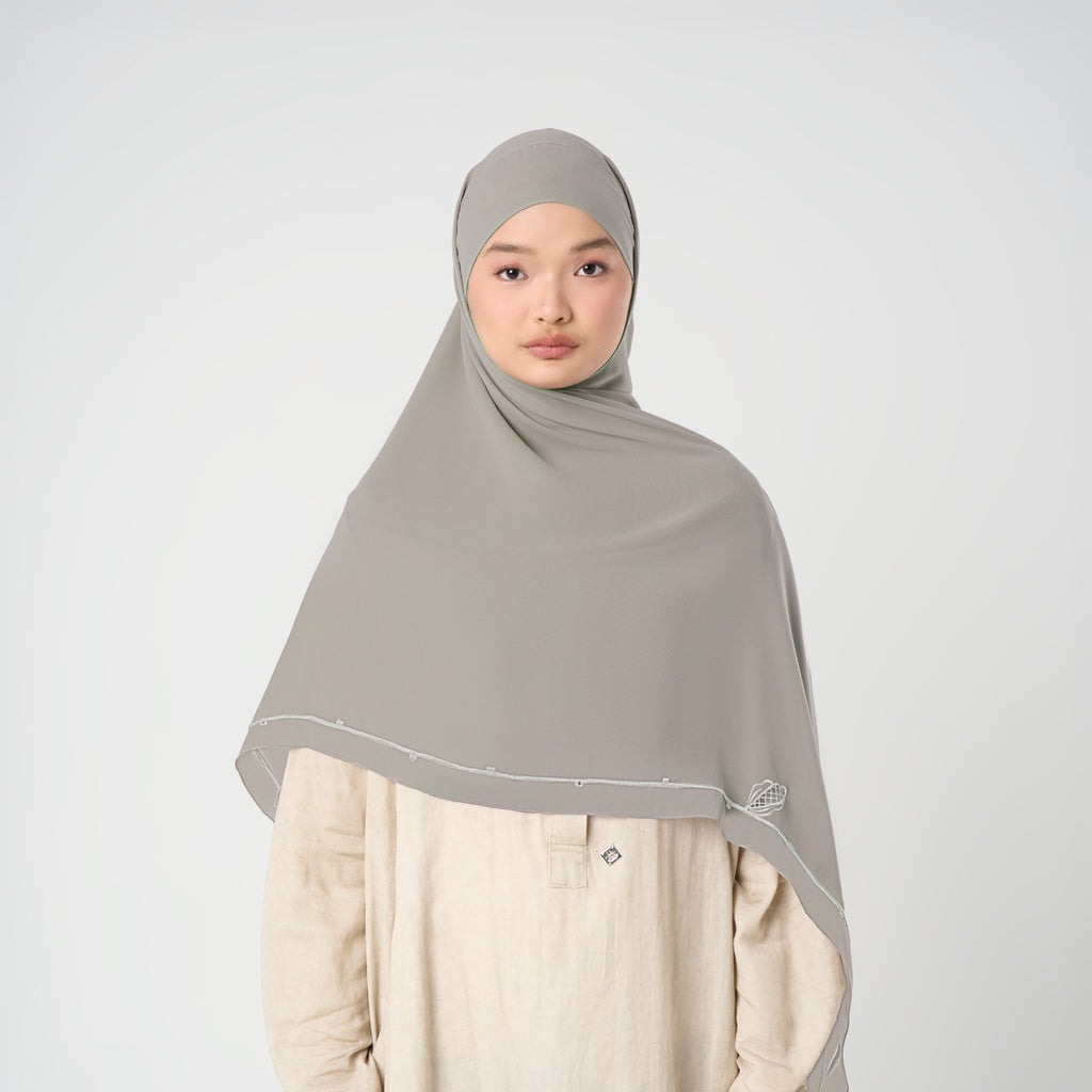 Afina Embroidery Instant - Khimar Bordir Premium
