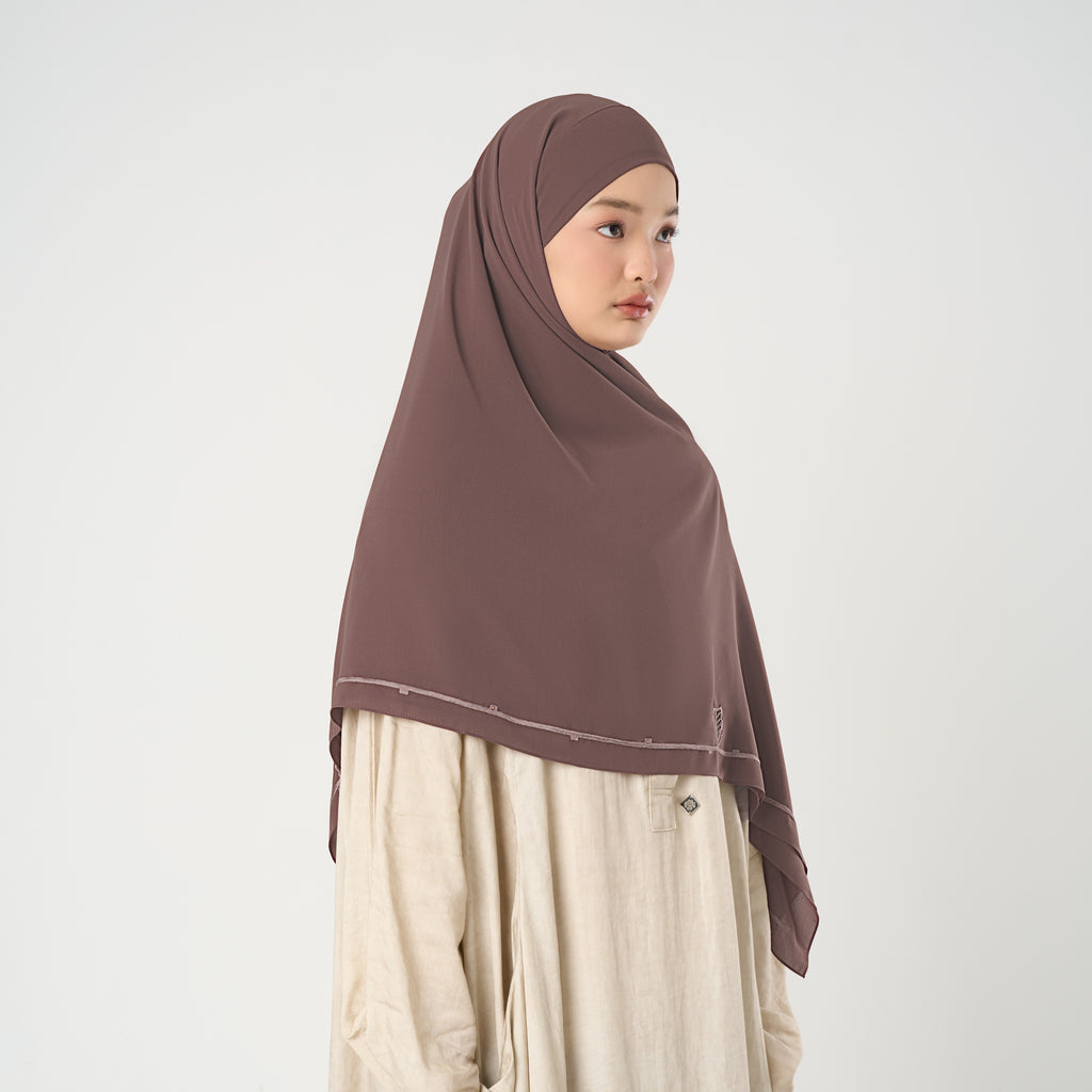 Afina Embroidery Instant - Khimar Bordir Premium