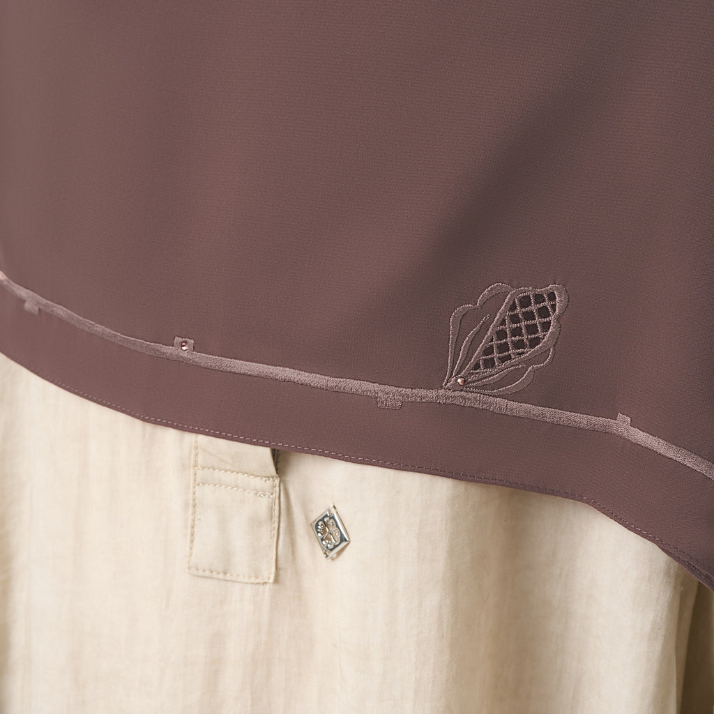 Afina Embroidery Instant - Khimar Bordir Premium