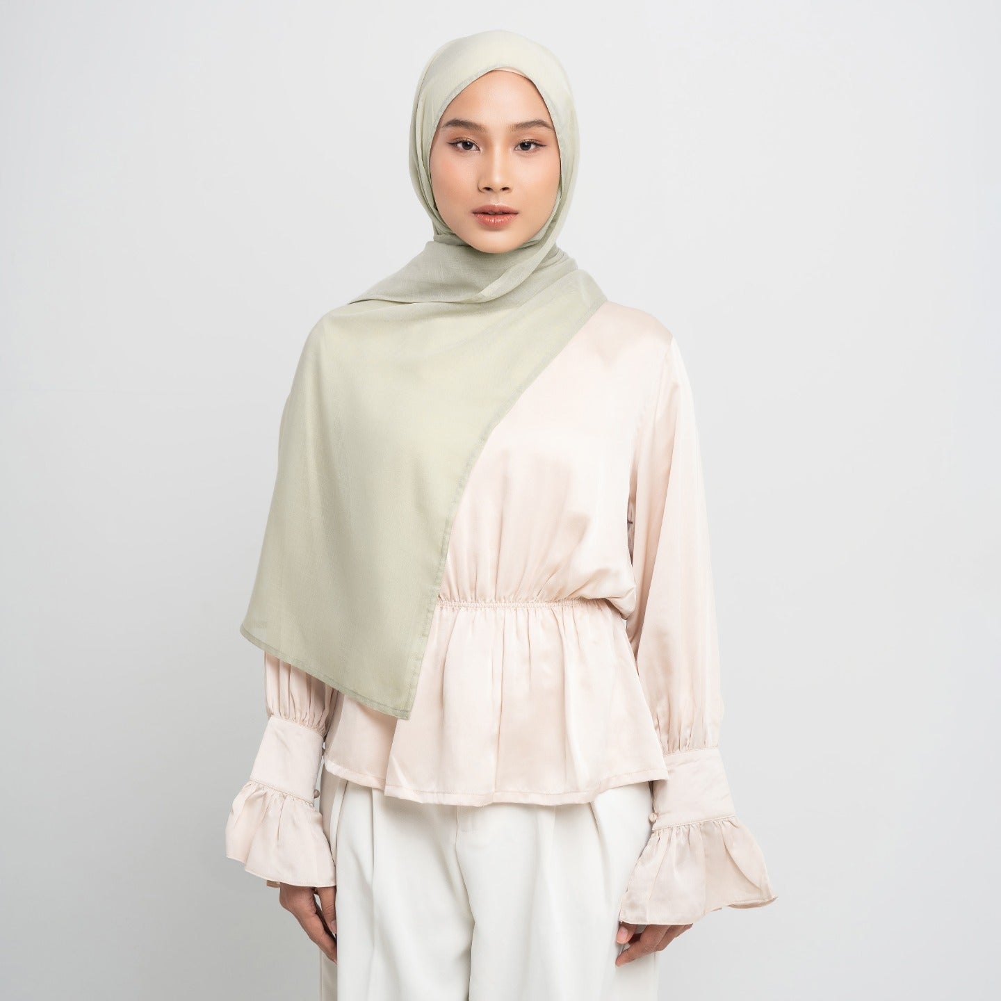 Floe Pashmina Slub - Pashmina Flowy Premium
