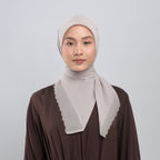 Aryn Embroidery - Hijab Segiempat Bordir Gelombang