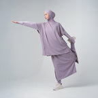 EasyOn Geya Long Sport Hijab - Hijab Rompi Olahraga Instant  Anti UV