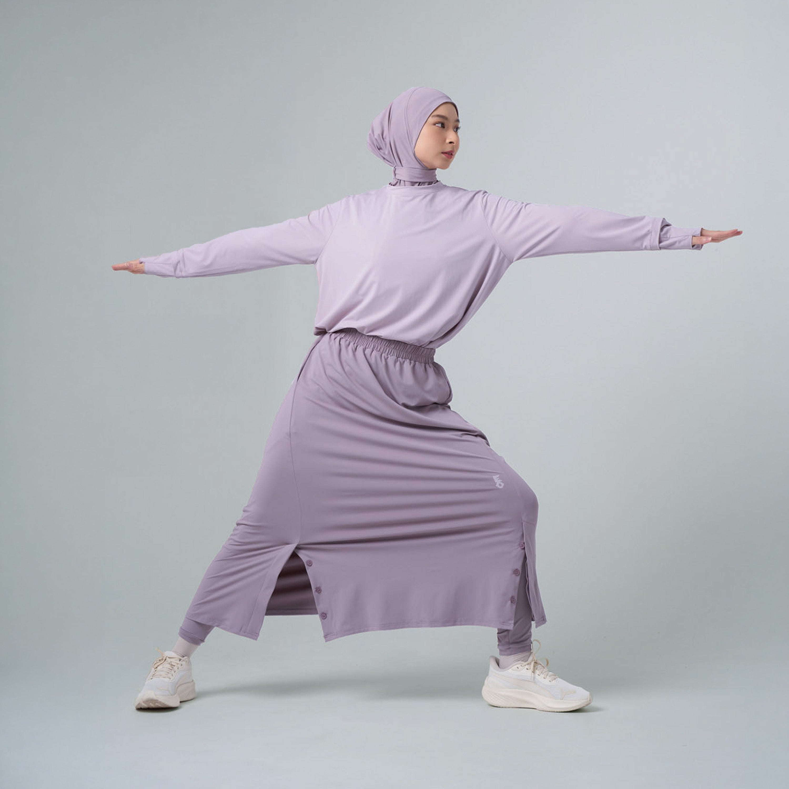 EasyOn Kaia Legging Skirt - Celana Legging Rok Olahraga