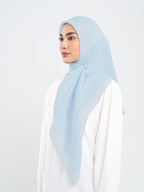 Plain Paris - Hijab Segiempat Paris Jepang Premium Seri Biru & Hijau
