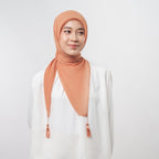 Plain Tassel New Colors - Hijab Ronce Segiempat Paris Japan Premium