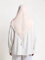 Plain Tassel - Hijab Segiempat Paris Jepang Premium Ronce 115 x 115 cm