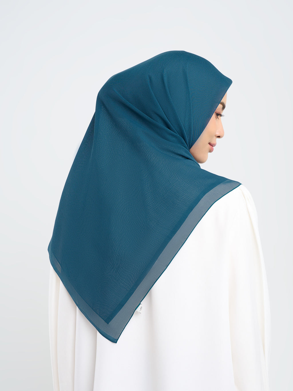 Plain Paris - Hijab Segiempat Paris Jepang Premium Seri Biru & Hijau