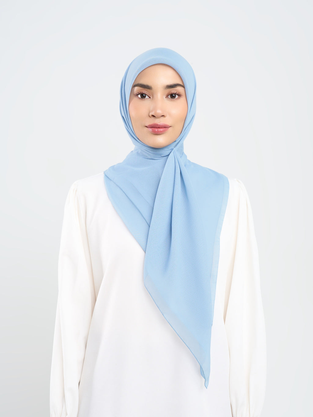 Plain Paris - Hijab Segiempat Paris Jepang Premium Seri Biru & Hijau