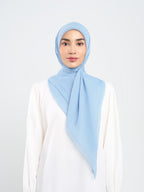 Plain Paris - Hijab Segiempat Paris Jepang Premium Seri Biru & Hijau