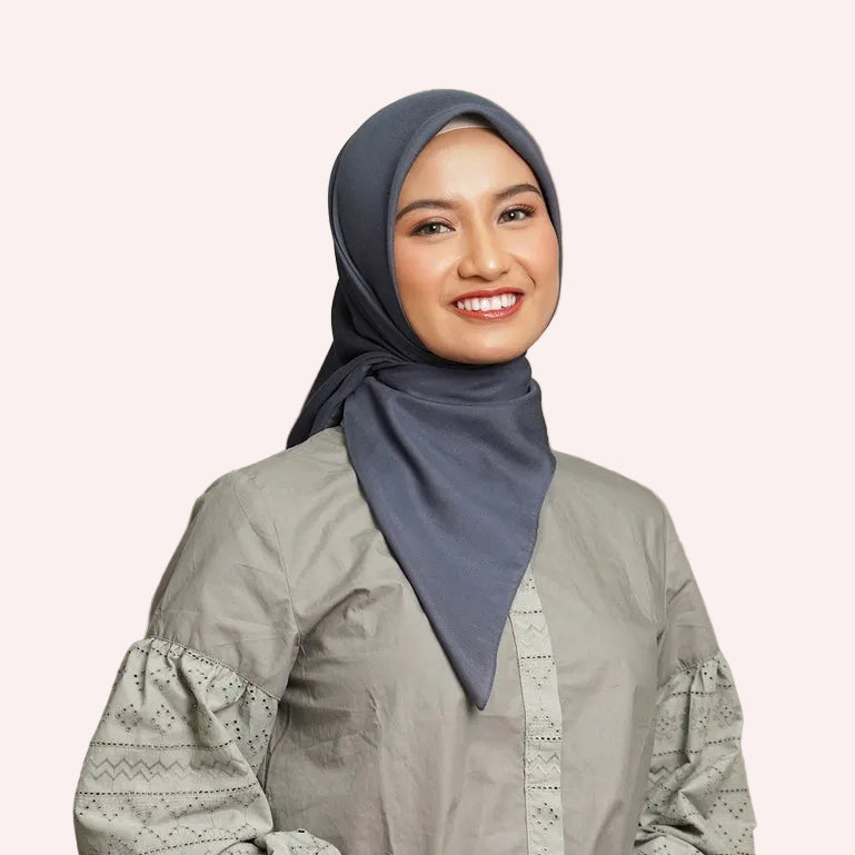 Primrose Voal - Jilbab Voal Segiempat Earth Tone