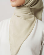 Plain Jacquard - Hijab Voal Segiempat Polos Premium