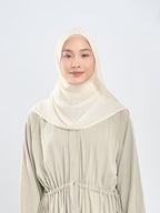 Hijab napocut - Pashmina Floe Slub - Pashmina Flowy Premium Bahan Voal Slub (Diantara Voal dan Viscose)