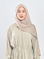 Hijab napocut - Pashmina Floe Slub - Pashmina Flowy Premium Bahan Voal Slub (Diantara Voal dan Viscose)