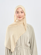 Hijab napocut - Pashmina Floe Slub - Pashmina Flowy Premium Bahan Voal Slub (Diantara Voal dan Viscose)