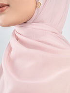 Hijab napocut - Pashmina Floe Slub - Pashmina Flowy Premium Bahan Voal Slub (Diantara Voal dan Viscose)