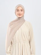 Hijab napocut - Pashmina Floe Slub - Pashmina Flowy Premium Bahan Voal Slub (Diantara Voal dan Viscose)
