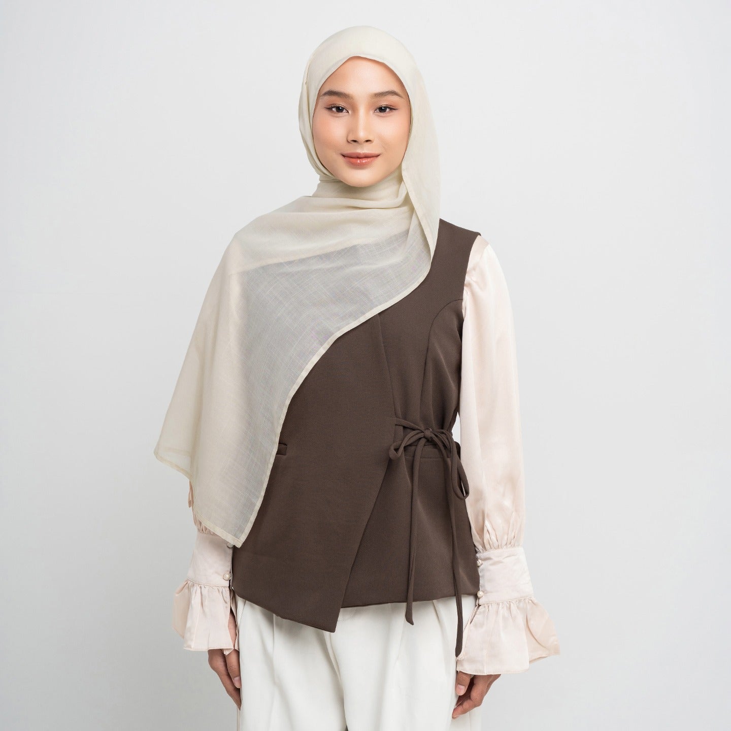Floe Pashmina Slub - Pashmina Flowy Premium